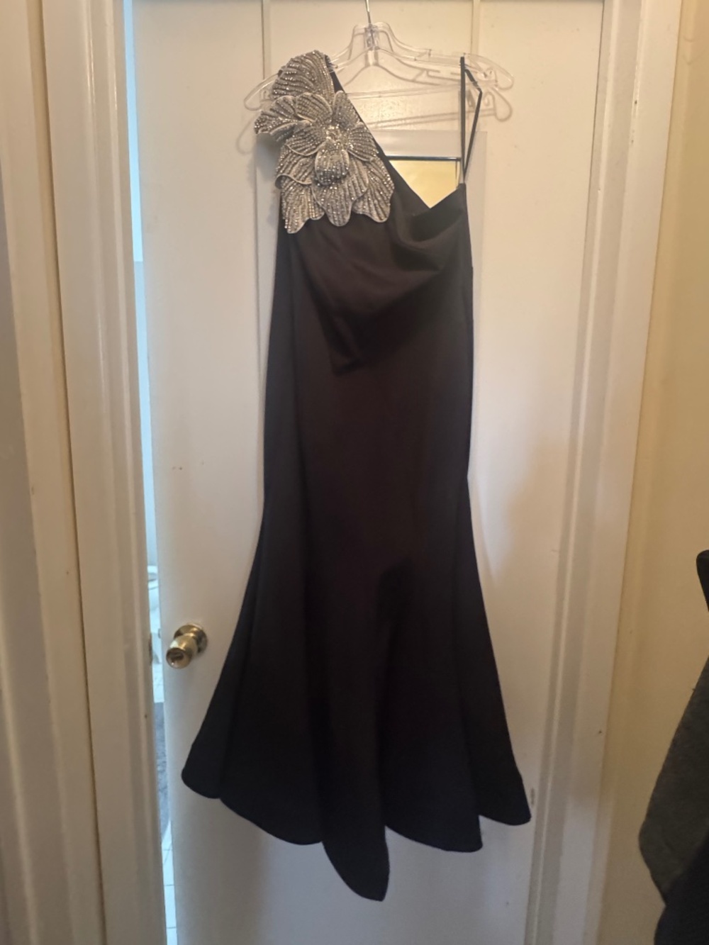 Mac Duggal Black one shoulder Ball gown